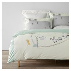 HOLA 和樂家居 防蟎抗菌300織純棉床包單人 850g