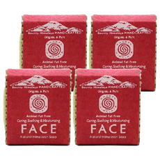 BOUNTY HIMALAYA 活泉能量美膚潔面皂, 100g, 主要使用蜂蜜、甜杏仁、藏欖籽，減少毛躁、修護受損肌膚, 4個