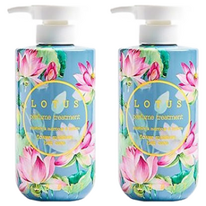 JIGOTT 香水護髮素 LOTUS 蓮花 改善髮質 保濕滋潤, 500ml, 2瓶