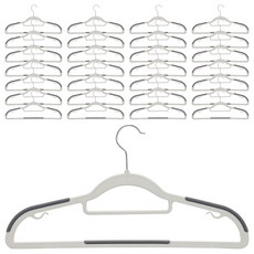 comet Home 防滑旋轉衣架, 灰色, 30個