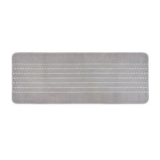 oka 進口廚房地墊 優踏生 灰色 表面-聚丙烯100%/底部-TPR防滑底 日本產, 120 x 45cm, 1個