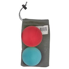 筋膜按摩球, 湖水藍 + 紅色, 1組