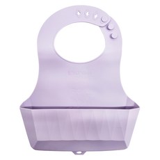 2angels 矽膠鑽石圍兜, 食品級矽膠材質, 適用四個月以上, 薰衣草, 1件, 1個