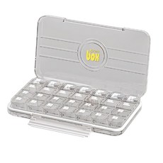 理享家 7日28格藥盒 珍珠白 方便攜帶, 1盒