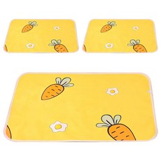 西格傢飾 多功能防水透氣保潔墊 3個, 胡蘿蔔