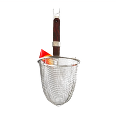 AOK 雙線麵切 大, 木柄舒適好握, 快速瀝水, 多用途料理工具, 1個