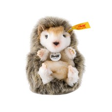 Steiff 德國金耳釦泰迪熊 黃標玩偶, 10cm, 刺蝟, 1個