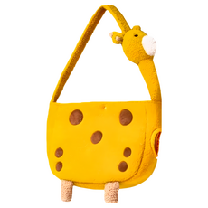 帆布 L 寵物外出便攜包, 長頸鹿 黃色, 1個