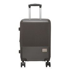 PARTAKE LOLLIPOP 拉鍊登機箱 PT8021B20GY 20吋 雙排飛機輪, 35 x 24~27 x 49cm, 鐵灰色