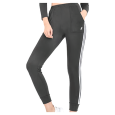 GIAT 吉亞特 女款吸濕排汗休閒機能褲 100%聚酯纖維 台灣製, XL, 黑色, 1件