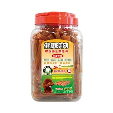 Chewy Time 健康時刻 小型犬 潔牙骨 長, 蝦紅素+雞肉, 1.3kg, 1桶