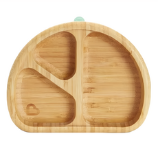 Munchkin 滿趣健 竹製可拆三格餐盤, Beige, 1組