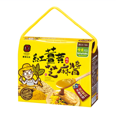 豐滿生技 紅薑黃芝麻醬禮盒 35公克x10入, 350g, 1盒