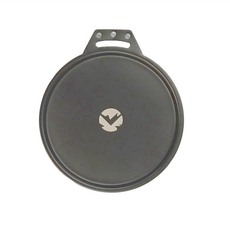 Campingmoon 柯曼 鍍鈦雪拉碗蓋 BKS-SG, 黑色, 1個