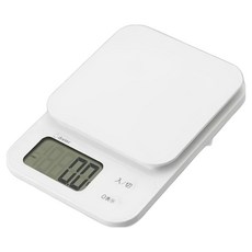 dretec 日本 布蘭傑 速量型電子料理秤 KS-629WT 白色 1kg/0.1g, 1個