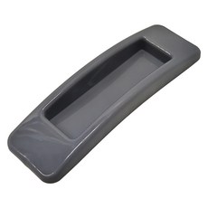 E.dot 黏貼式長型門窗櫥櫃輔助把手/門把 10.2x3cm PP材質 灰色, 2個