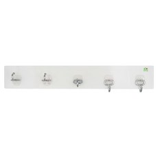 家而適 居家多功能掛鉤架 小鉤5入組, 小鉤 白色, 1組