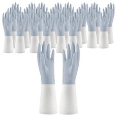 C471406 防水家務手套 藍色 6雙組, L(31 x 13.5 x 11cm), 2組