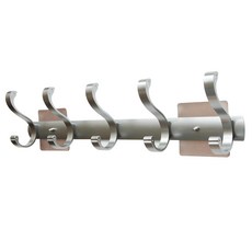 奇麗屋 無鋁倫比 5支10鈎壁掛架 輕量化設計 遇水不留水痕, 1個, 鋁合金