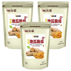 元氣家 御薯起司地瓜脆條, 100g, 3包