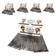 貝貝佳小超人三層口罩 OZ-防甲醛 防塵 細菌防護 獨立包裝 小臉大人/大童適用, 黑色, 50片, 6盒