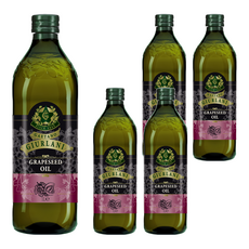 GIURLANI 喬凡尼 葡萄籽油, 1L, 5瓶