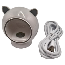 迷你小貓單指美甲光療機 附充電線 6W 3燈珠 30秒速乾, X2, 1個