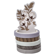 德德小品集 slim套裝紙膠帶 5個1組 2盒, 枯野, 1袋