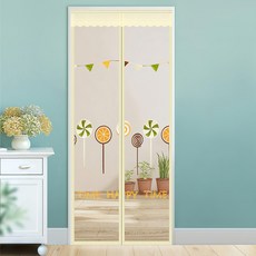 半島良品 魔術膠靜音磁吸防蚊門簾, 刺銹 棒棒糖