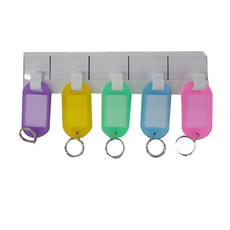 Life 徠福 鑰匙標示圈掛架, 顏色隨機, 2組