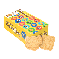 School of Cookie 台灣優格餅乾學院 天然奶油 交通工具造型餅乾禮盒 雞蛋口味 16包, 224g, 1盒