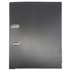 Lan CHYn 連勤牌文具 精裝二孔拱型夾 方形G眼,黑色,LC-845S, 1本