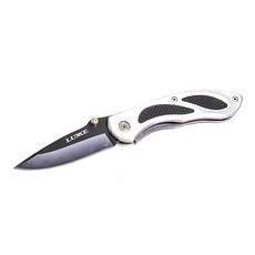 gamakatsu LUXXE 路亞系列 氟塗層折疊式魚刀 刀長 9cm, 銀色, 1個