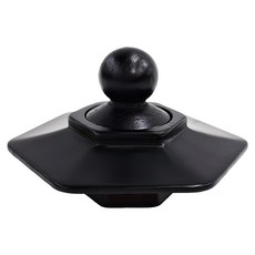 bargogo 六角煙燻木蓋, 木頭+不鏽鋼材質, 10.5cm, SG2-PSC-03-BK, 1個