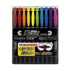 Tombow 蜻蜓牌 螢coat OA 雙頭螢光筆 10色組, WATC-10, 10支