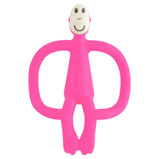 Matchstick Monkey 英國 咬咬猴牙刷固齒器, 咬咬猴造型玩具固齒器, 桃喜猴, 1個