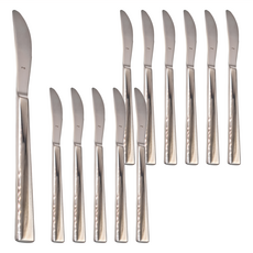 WMF TELOS 1800系列 點心刀 Cromargan 不鏽鋼 12支 德國進口, 銀色, 1盒