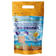 長青穀典 芬蘭有機即食大燕麥片, 富含膳食纖維,幫助消化, 908g, 1包