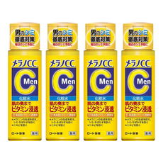 Melano CC Men 男士維他命C化妝水 170ml 男士專用 深層滲透 改善膚色暗沉 重現健康光澤, 4瓶