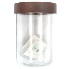 TAIWANGLASS 台灣玻璃 台灣相思木玻璃儲物罐 900ml, 1個