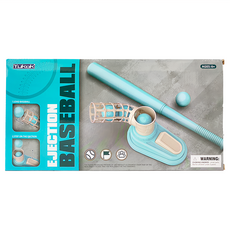 腳踩式彈跳棒球發球機 8060 附伸縮球棒 + 3顆球, 1套, 顏色隨機