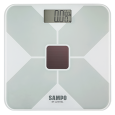 SAMPO 聲寶 太陽能電子體重計, BF-L2401EL, 1個, 白色