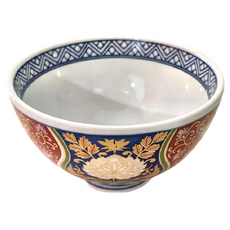 伊萬里14井 日本製 陶瓷碗 14cm寬 8.5cm高 滿水容量460mL, 1個