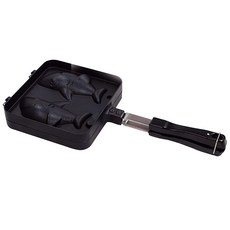 Bestom 2格鯊魚造型鯛魚燒模, 1個, 18cm