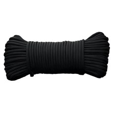 捷華 9芯 軍規多功能求生繩 直徑4mm 長31m 承重250kg 重180g, 黑色, 1條