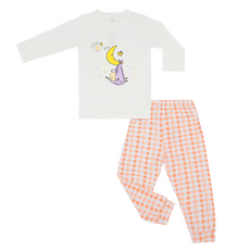 baa baa sheepz 抱抱羊 紫帽子系列 居家睡衣 月飛月高, 12~18個月