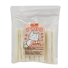 CaMo 卡默 6吋棒型皮骨 15個 天然皮骨系列 耐嚼耐咬, 牛奶味, 1包, 600g