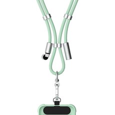 grantclassic Velvet Strap 繩來運轉 Pro 60W USB-C to Lightning 手機充電掛繩 90g, 160cm, 蘋果綠, 1條