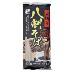 高尾製粉 厚切八割蕎麥麵，220g, 1包