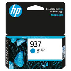 hp 惠普 937 墨水匣, 藍色, 1個
